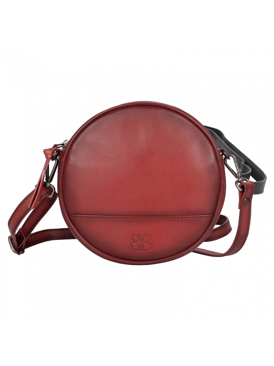 Dámská kožená crossbody kabelka Bellicci Koko – červená